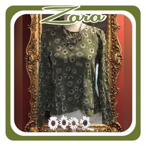 Zara Woman Floral Top
